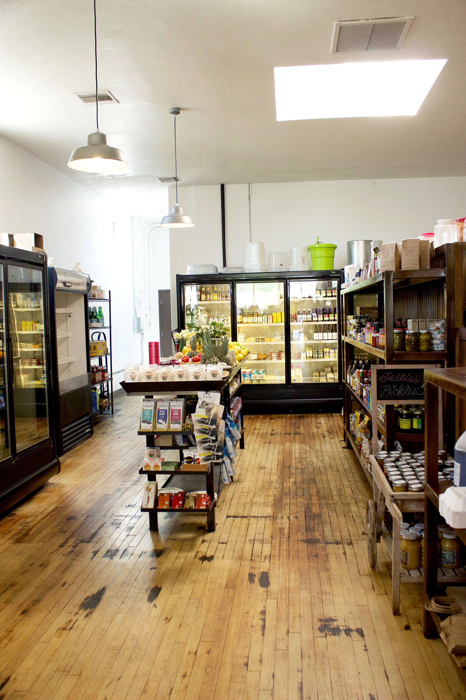 The market in the back of 5 Points offers a considered selection of provisions, many of which are locally made.