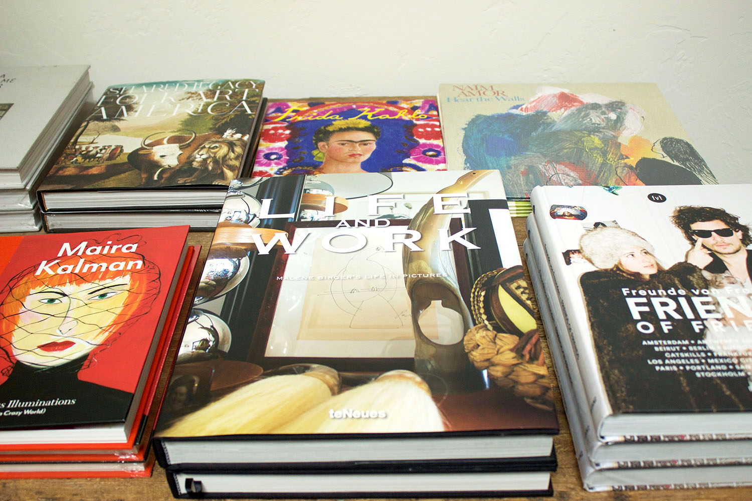 Favorite books of Bon and Crystal will add substance to your coffee table.