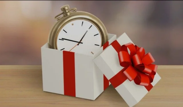 A gift for you... and none too early