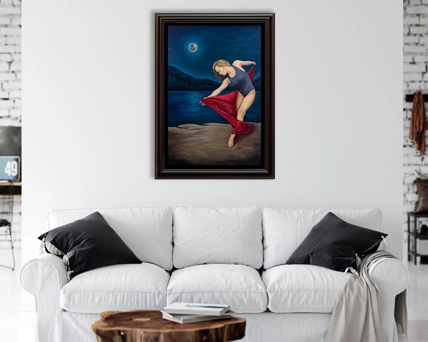 Selene - Giclée Canvas Print — SA Art & Design