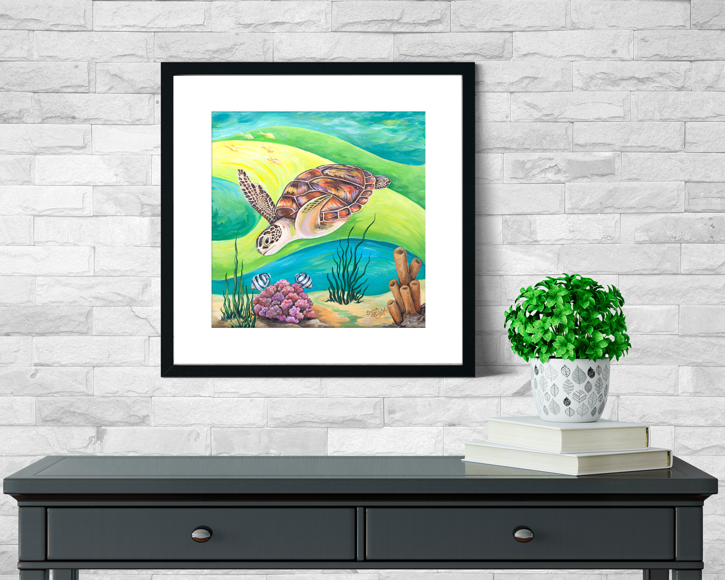 G-Print  All Frames  wall-26 White 16x16 Mat .jpg