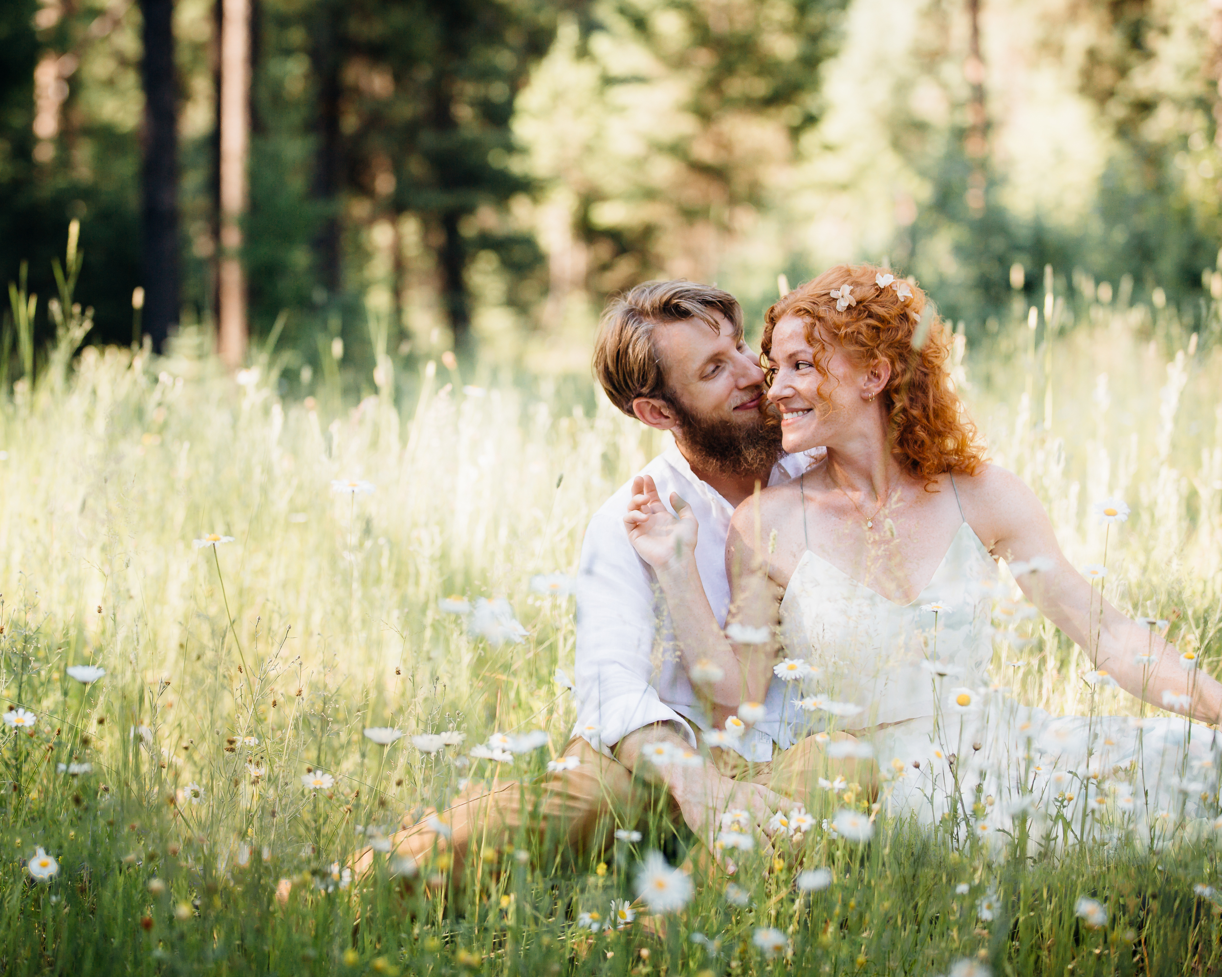 Montana Wedding, Swan River - Daisies