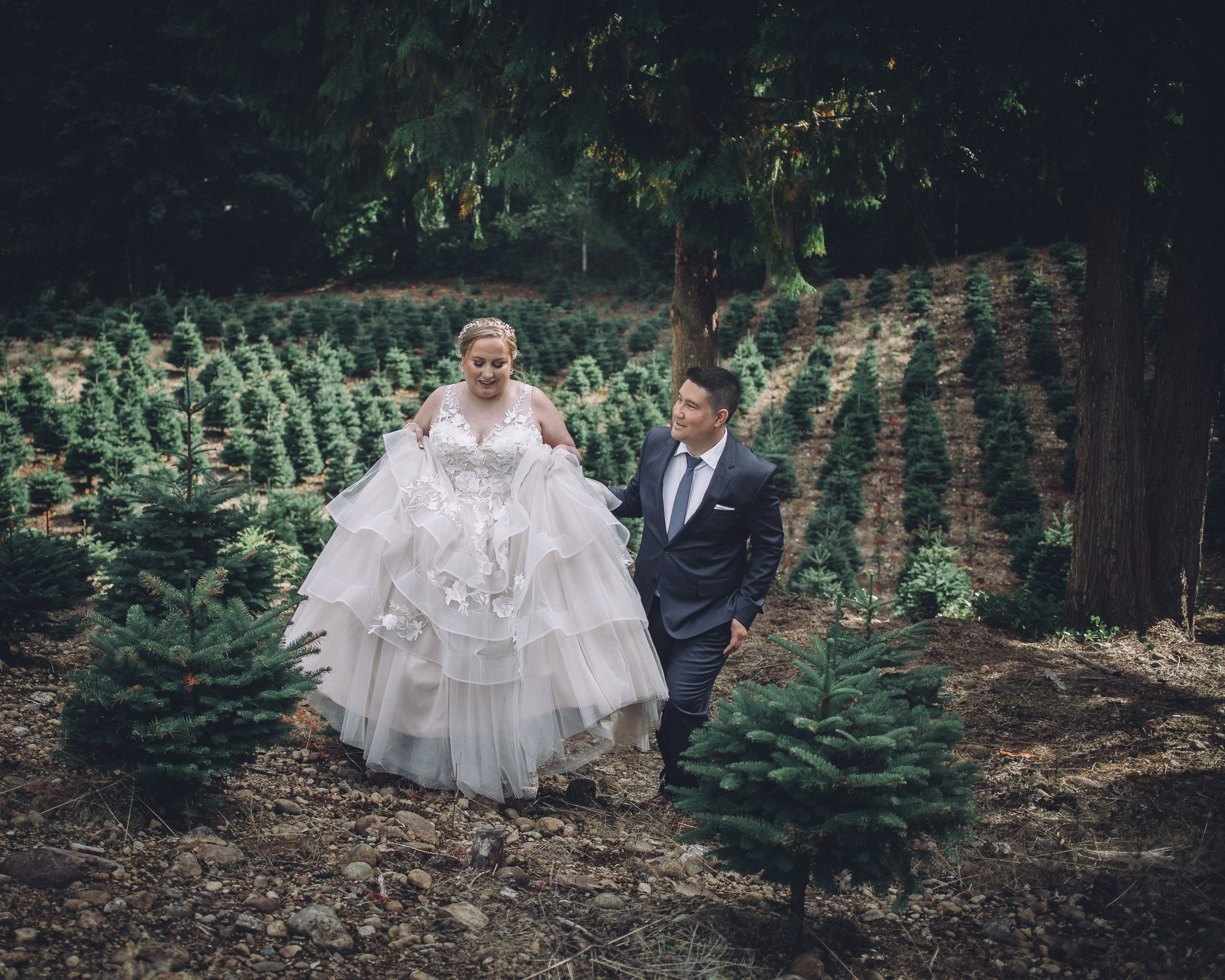 Wedding at Trinity Tree Farm, Issaquah, Washington
