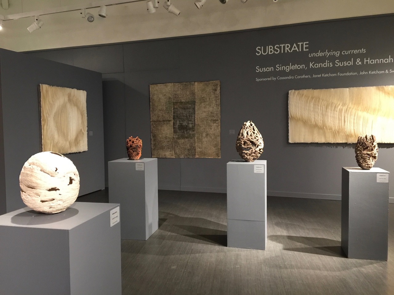 Title wall of our exhibition