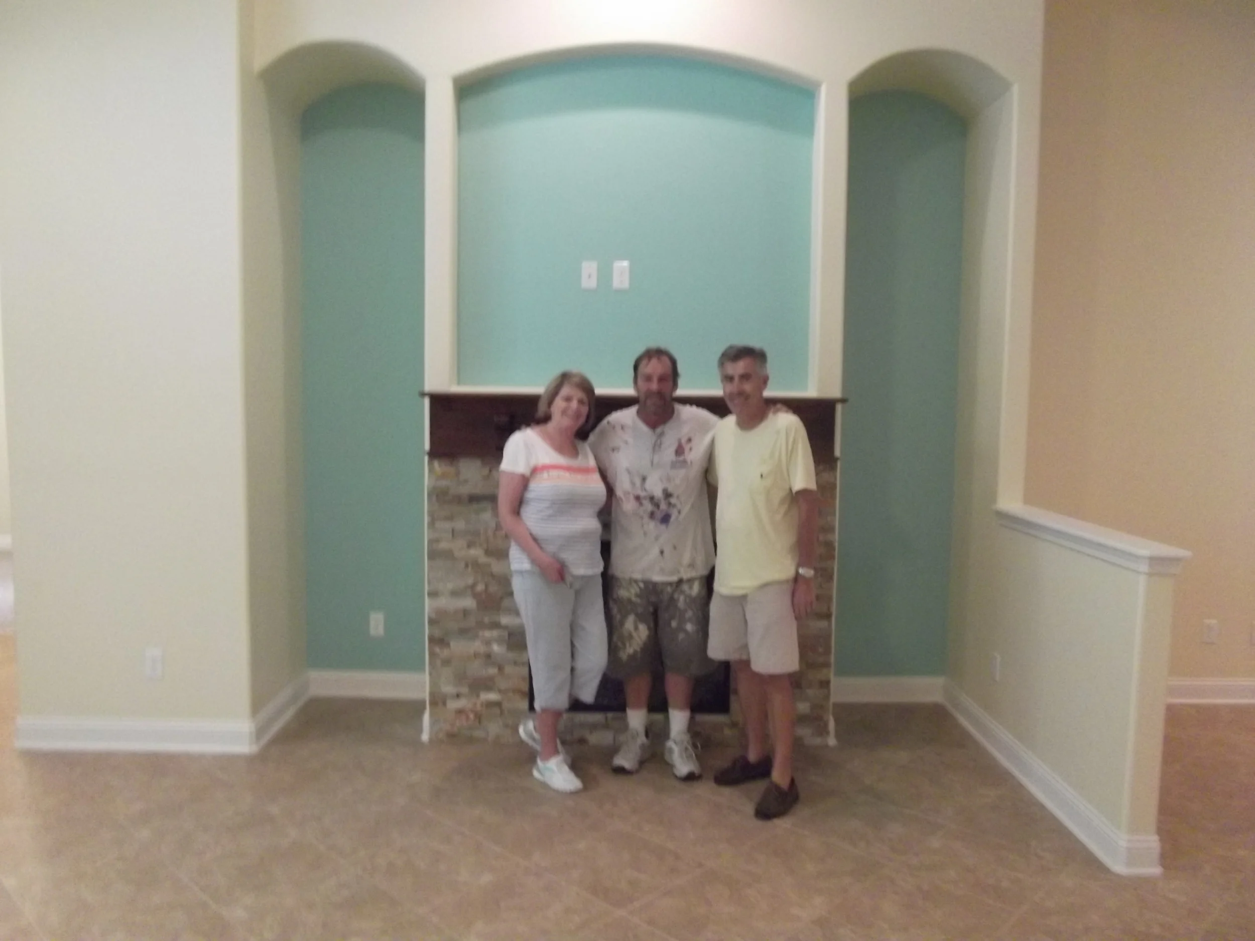 interior home painted and repaired