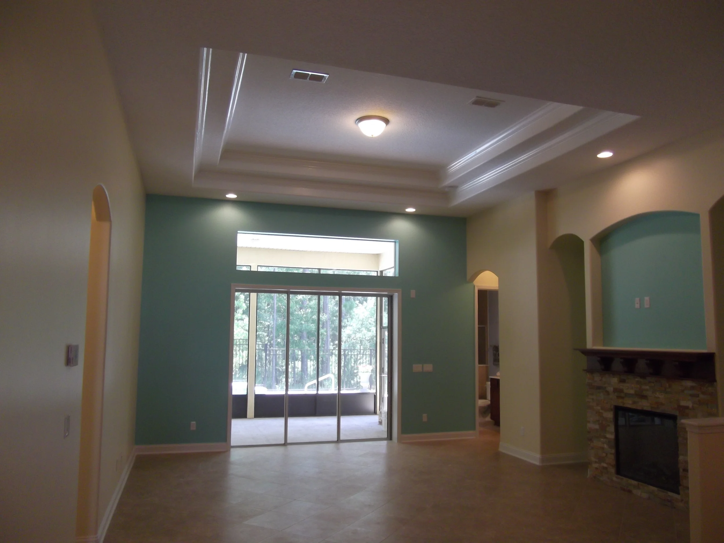 interior home painted and repaired
