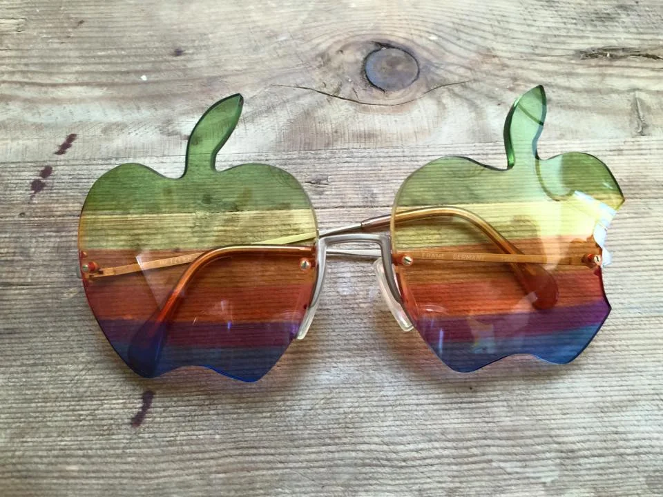 Exclusive Apple glasses created by Steve Wozniak in 1982. Only 30 pair exist.