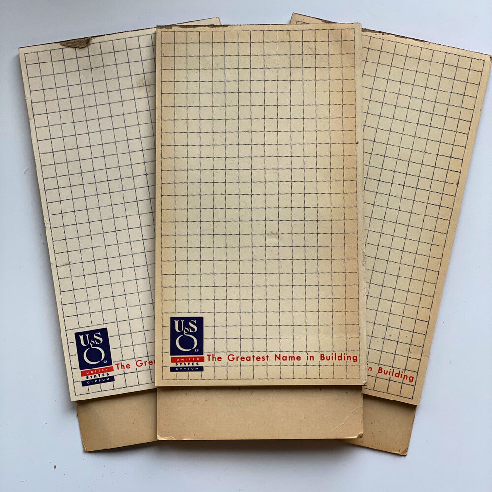 Vintage graph paper pad — The Little Pink Studio