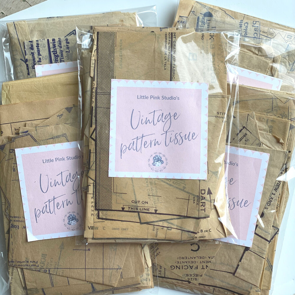 Vintage pattern tissue paper — The Little Pink Studio