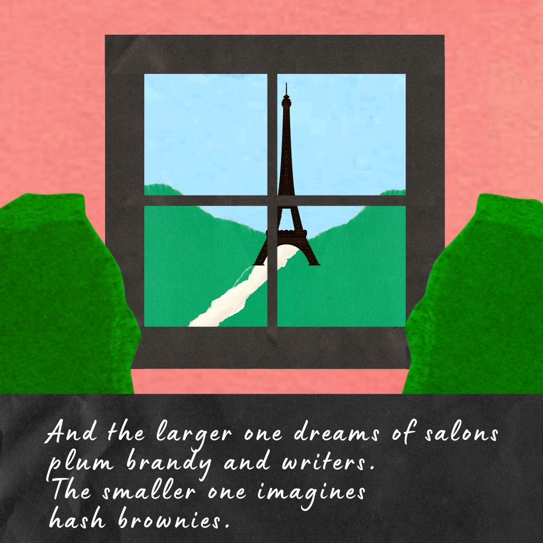 Collage 4; inspired by “In Honour of My Trip to Paris”