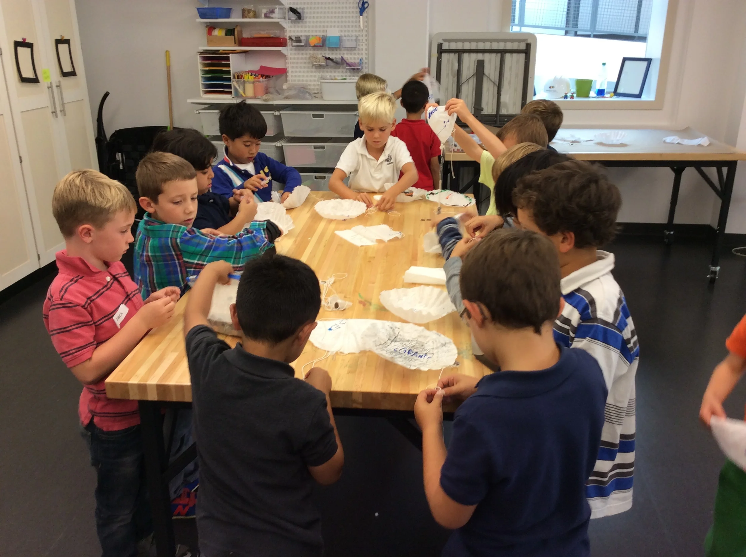Parachute designing.