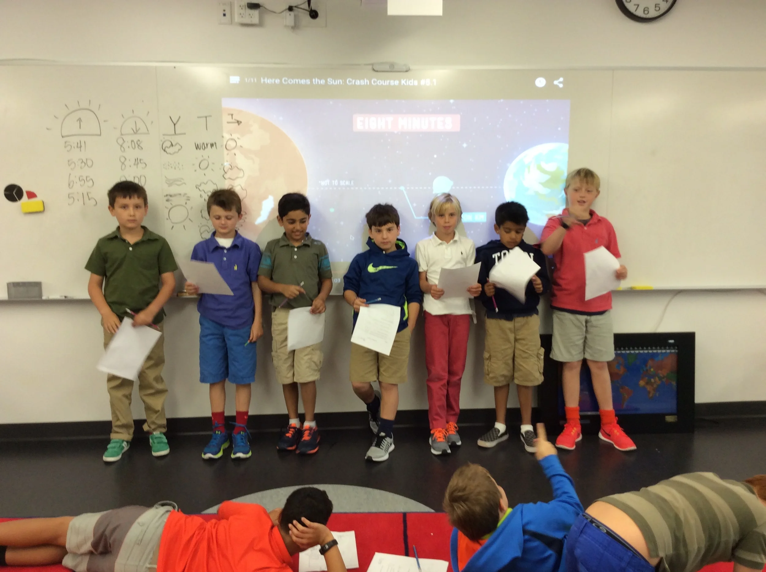 Volunteers are sharing their facts about the Sun.