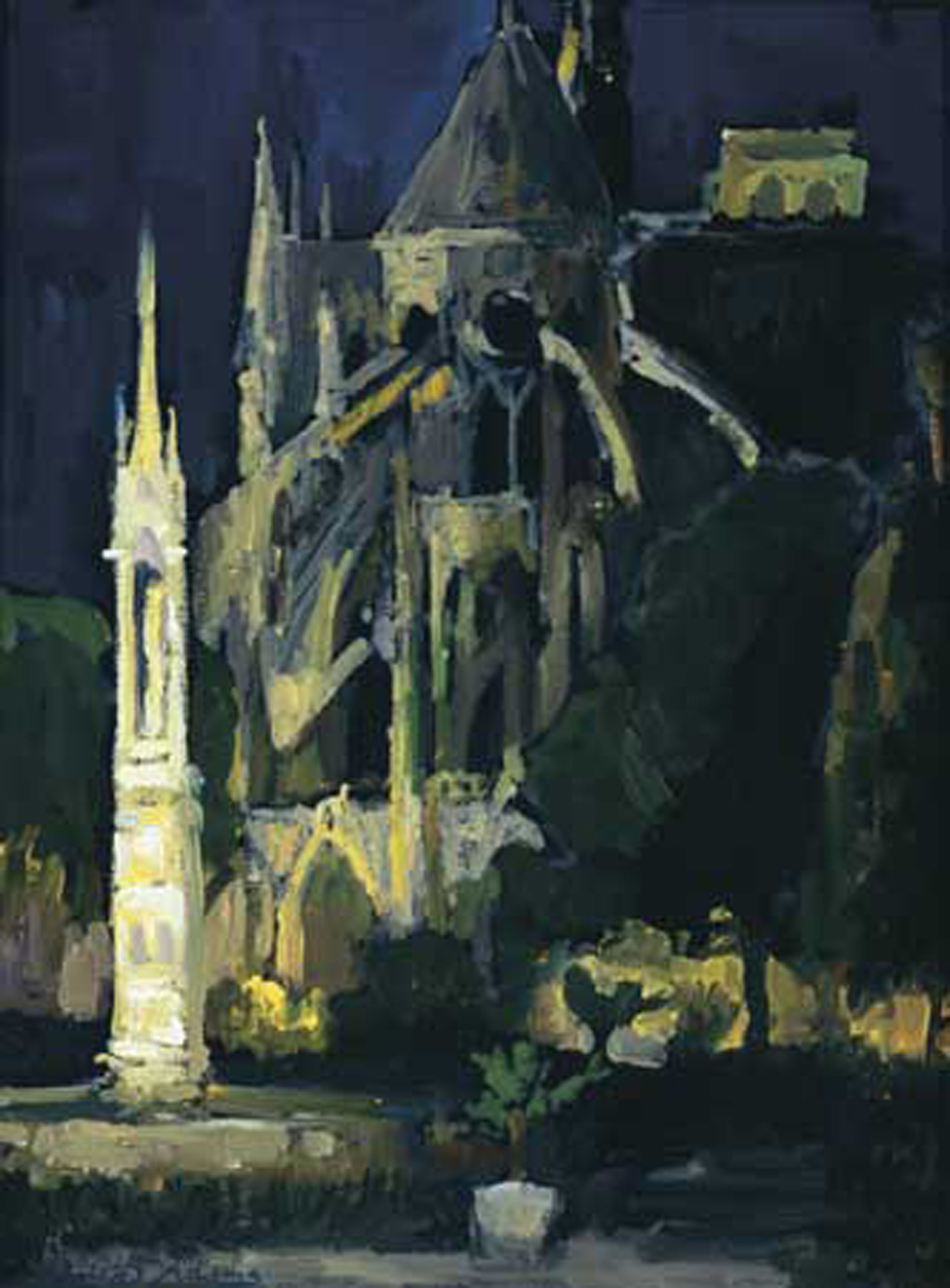 <i>Notre Dame Cathedral before Midnight; Paris</i>