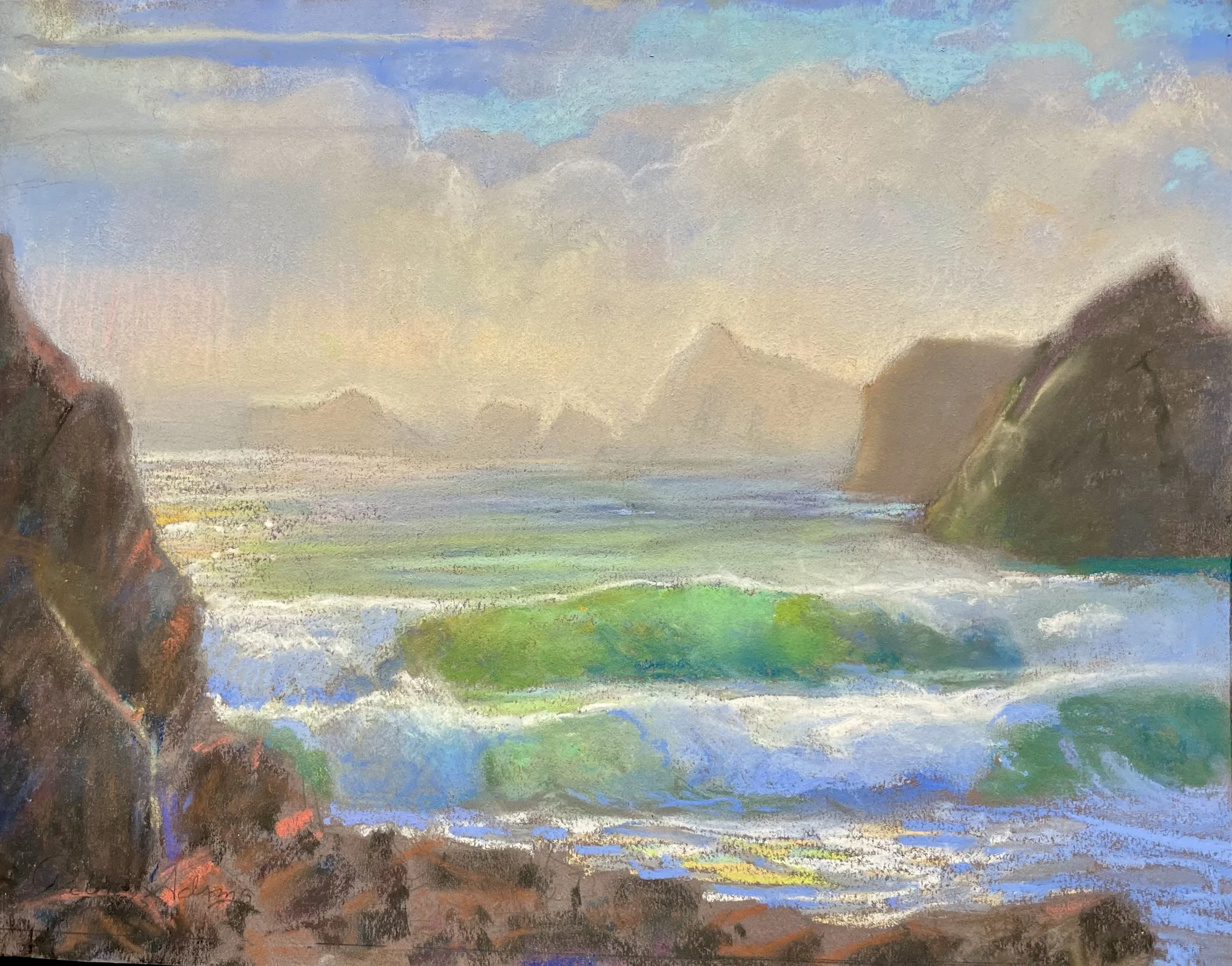 Afternoon Surf at Dragon Rocks, Crescent City, CA