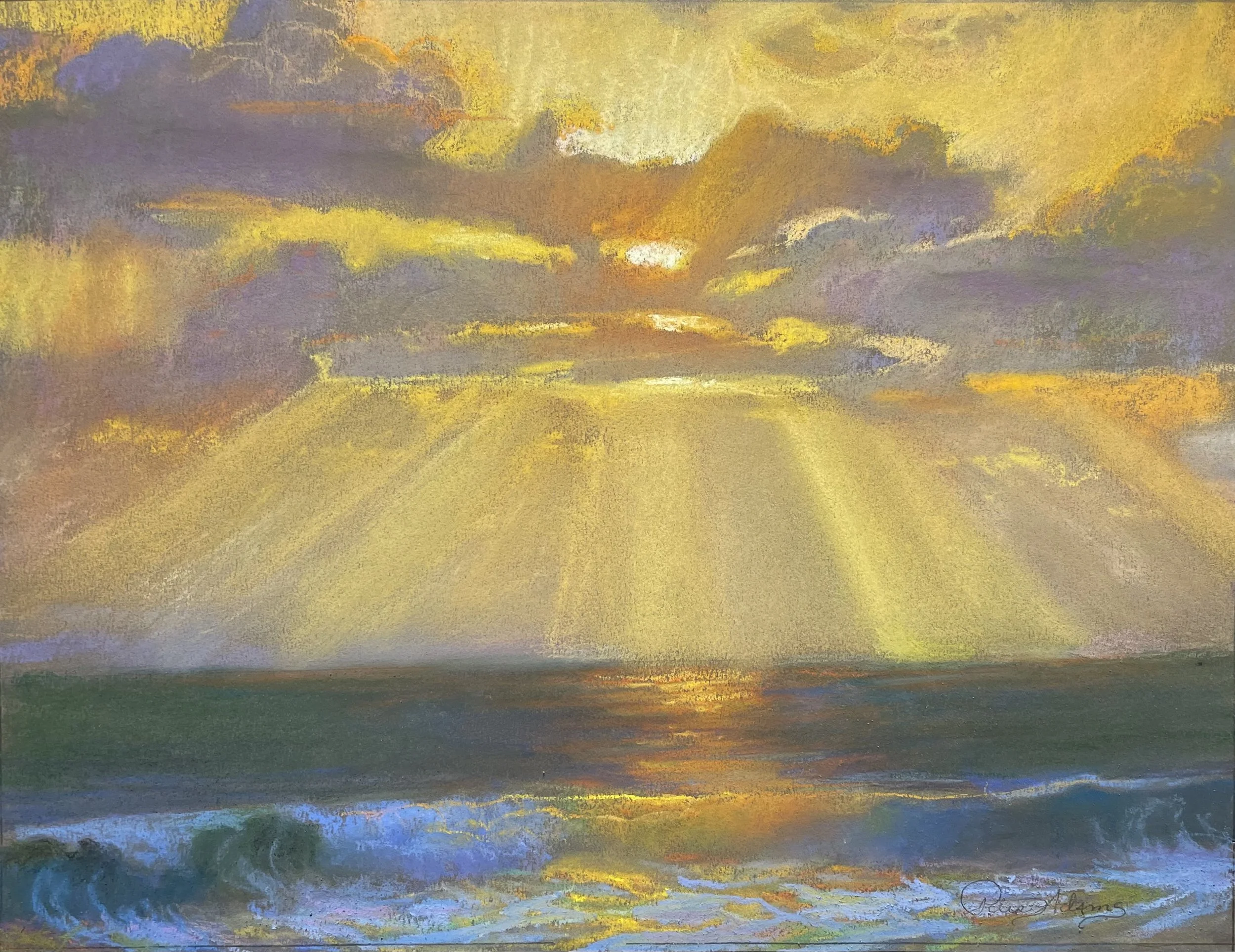 Elysian Radiance at Sunset, Oceanside, CA