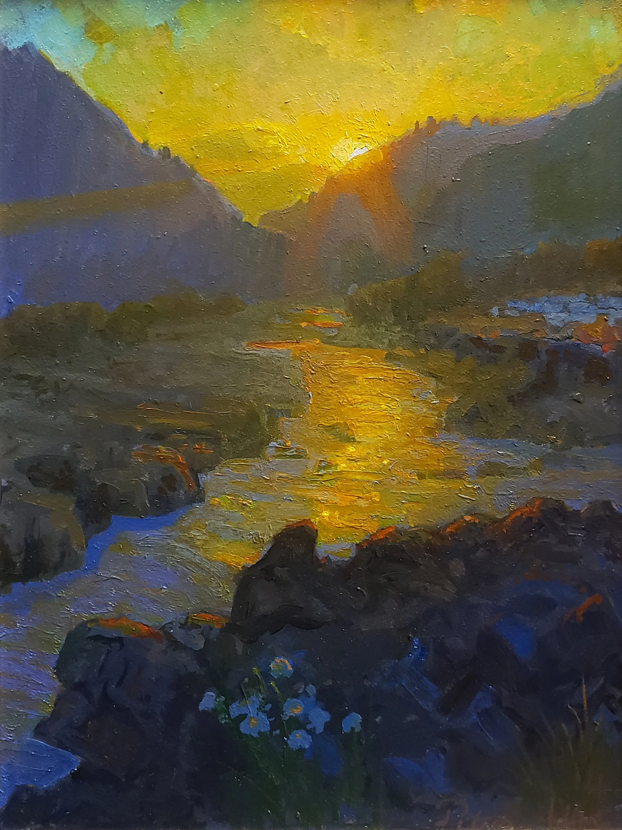 Golden Sunset, Matilija Valley, Ojai