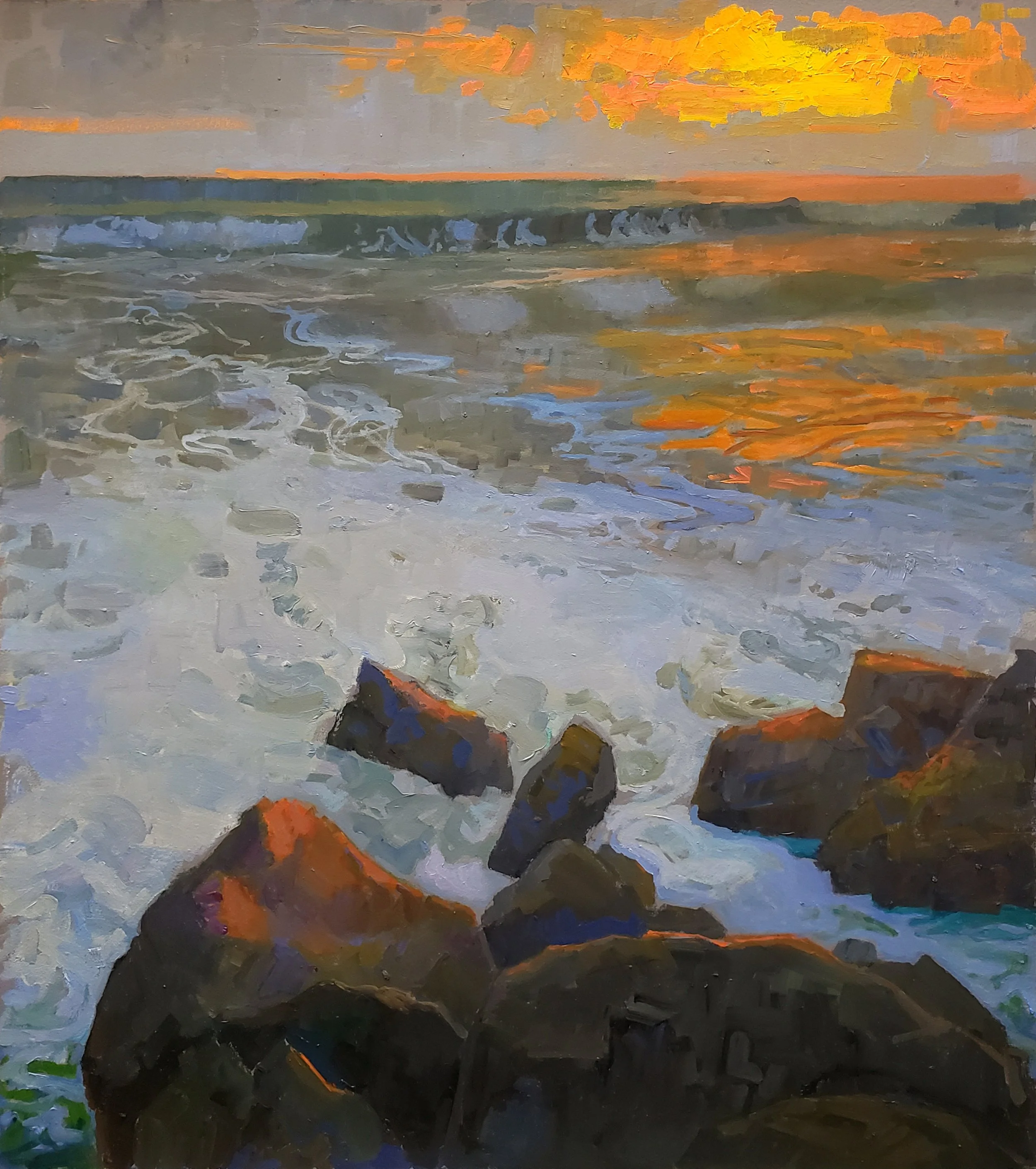 Looking Out to Sea; Oceanside, California