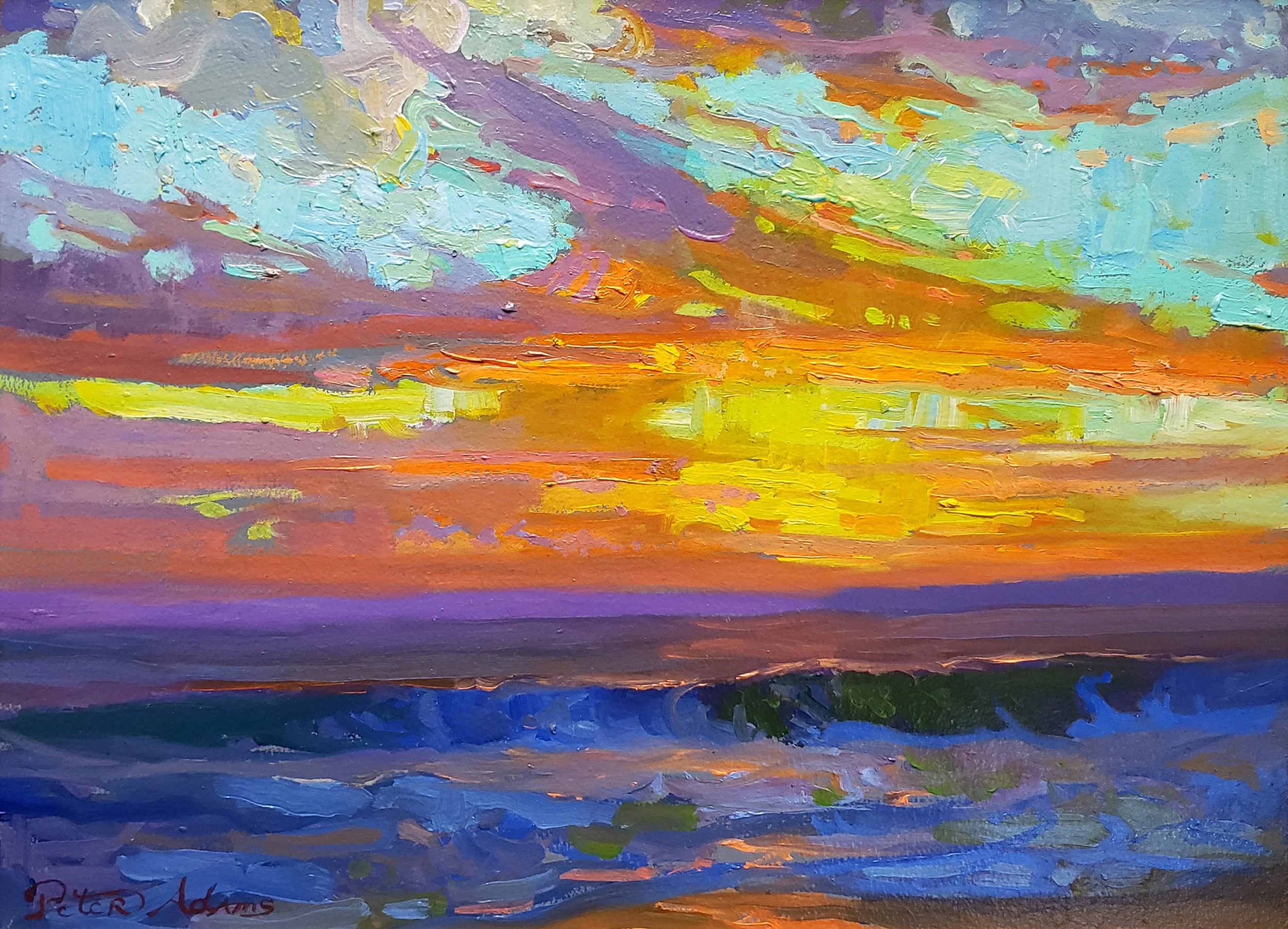 Symphony at Sunset; Saint Malo Beach