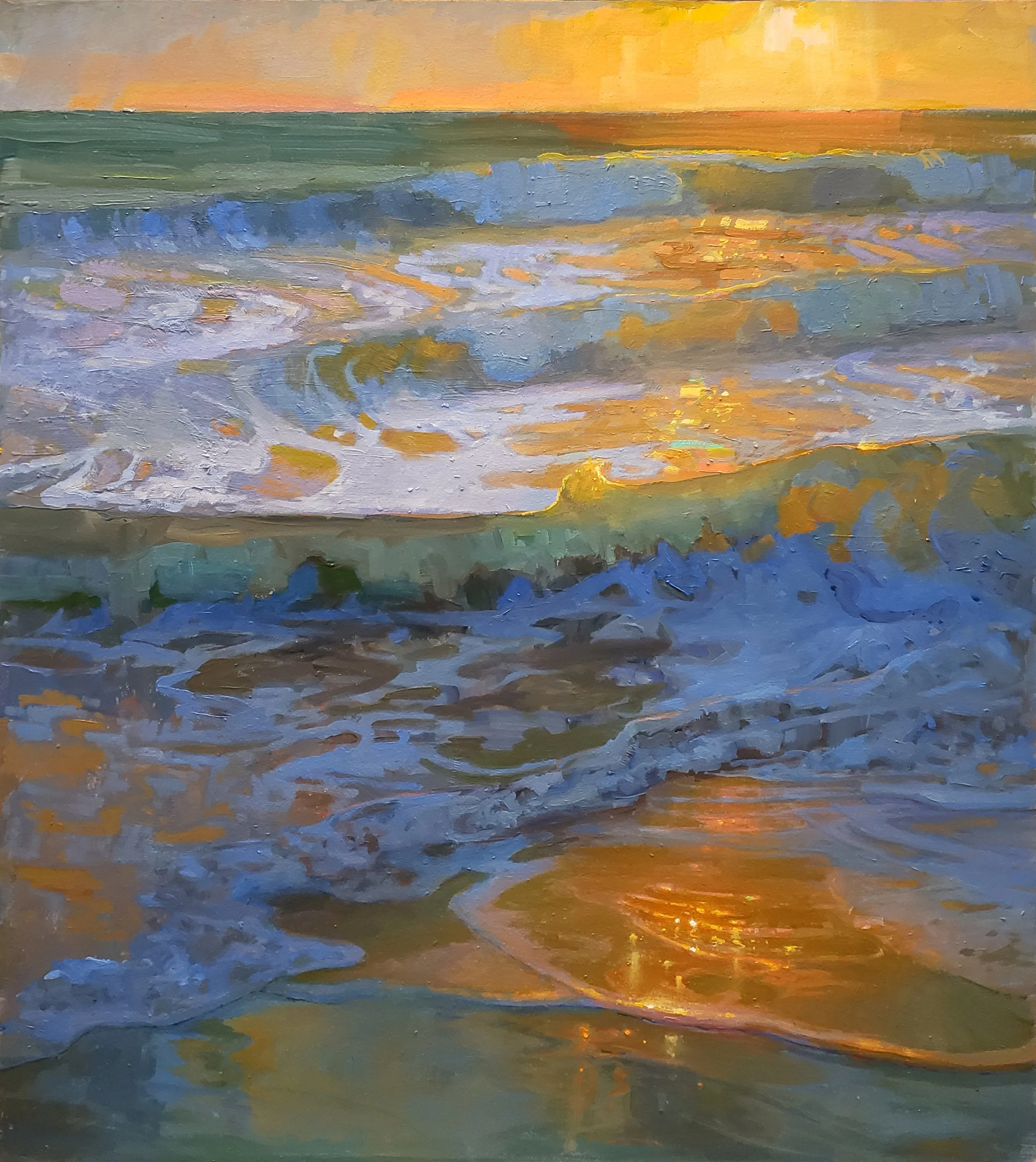 Veneers of the Evening Tide; Oceanside, California