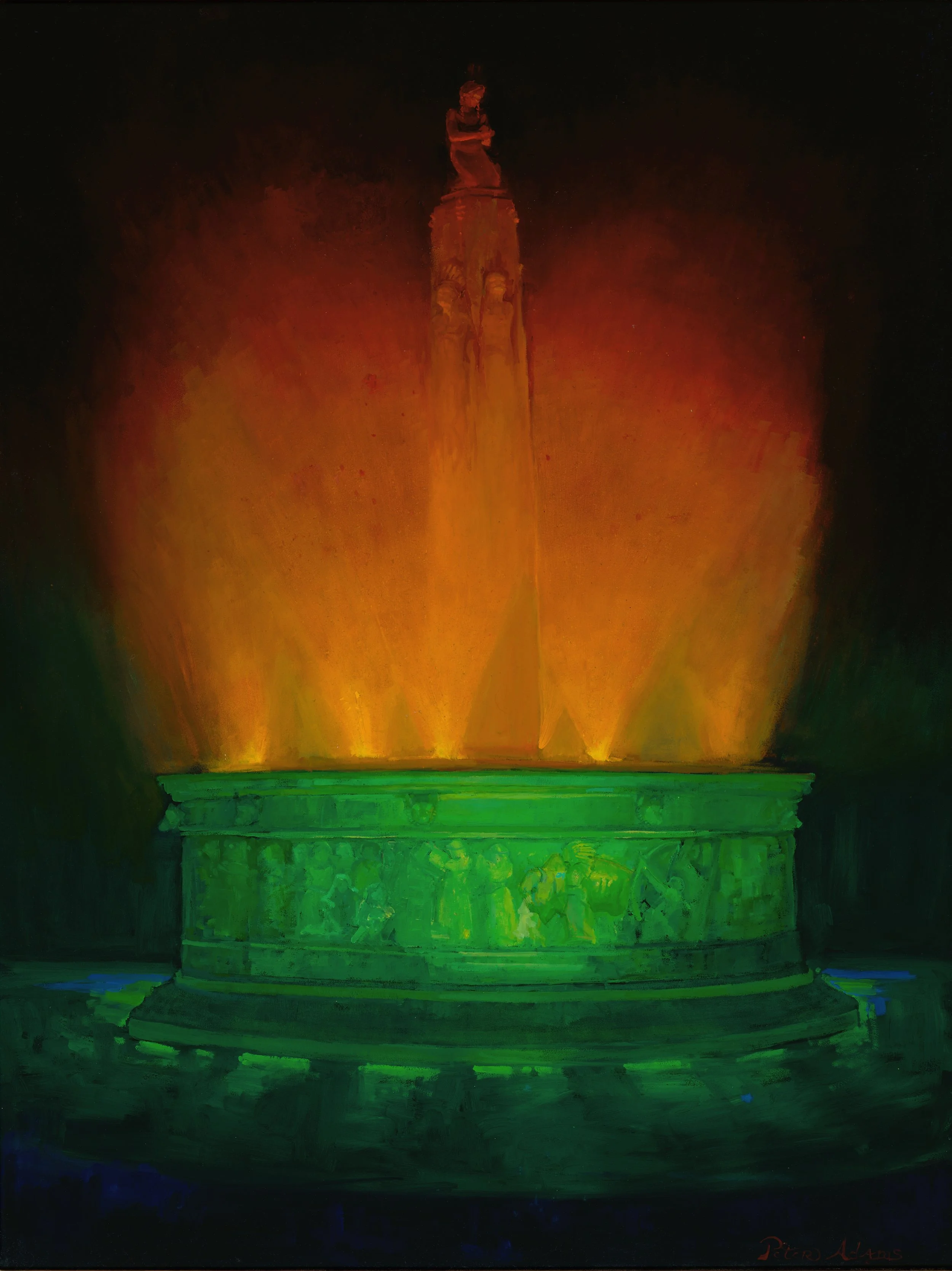 Ethereal Lights, Electric Fountain; Beverly Hills