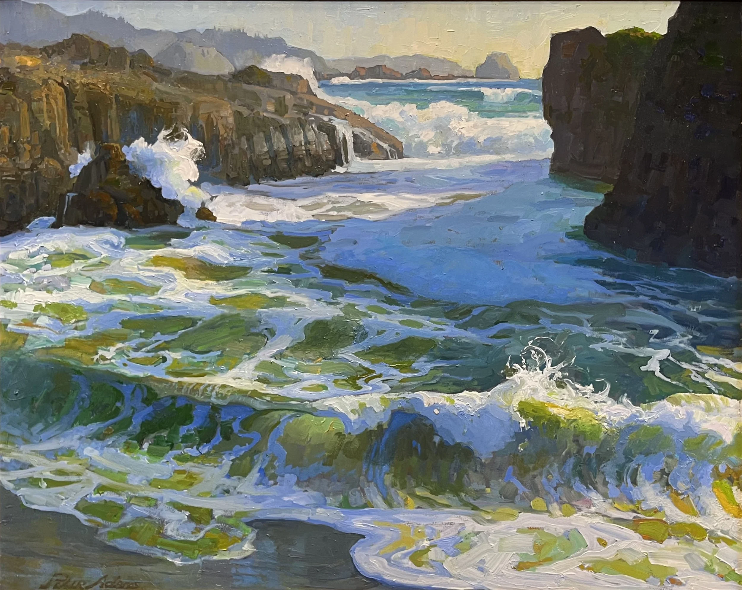 Secret Cove; Afternoon Surge at Point Lobos State Reserve