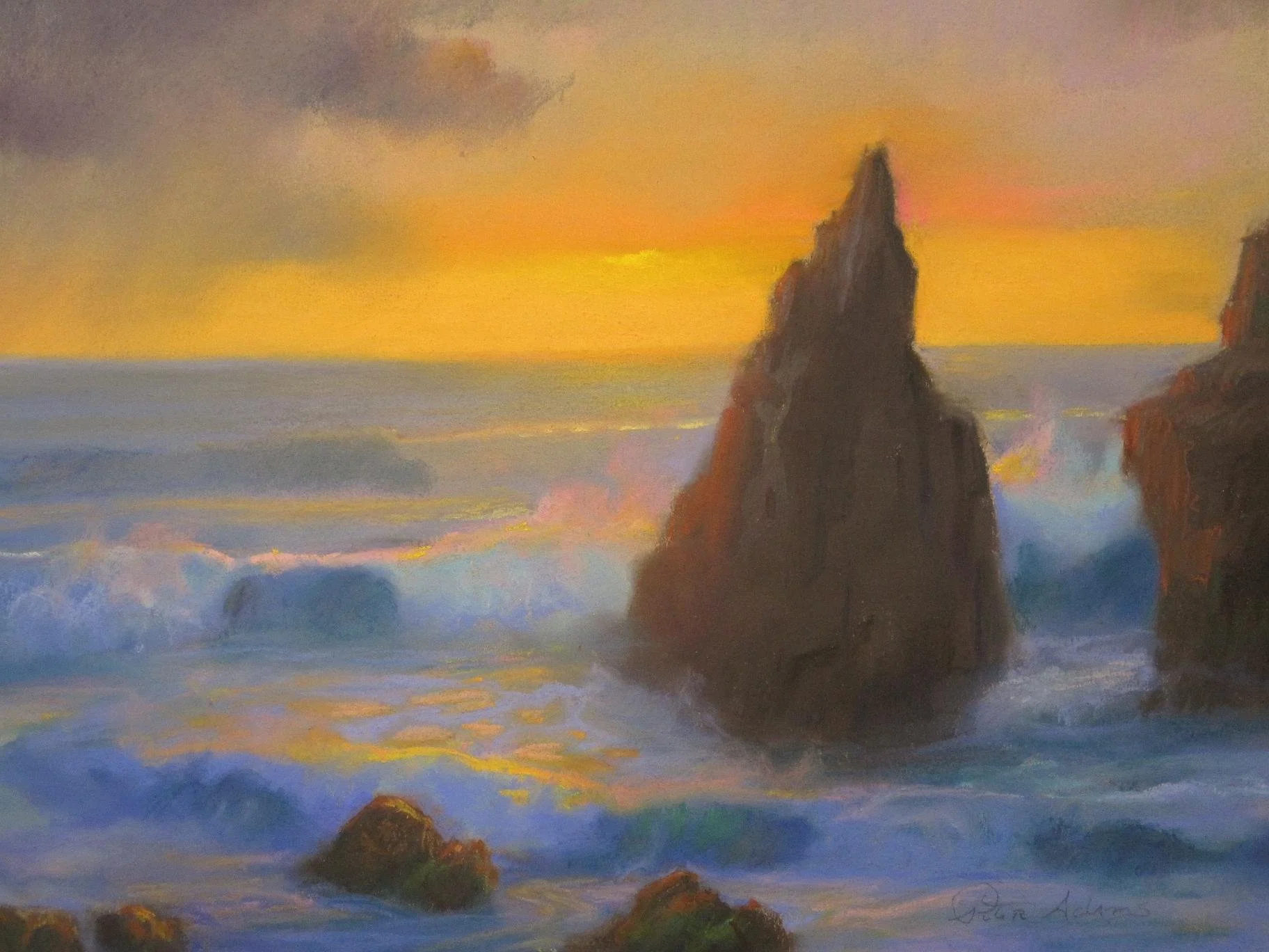 Coming Storm at Sunset; Sharks Cove, Catalina