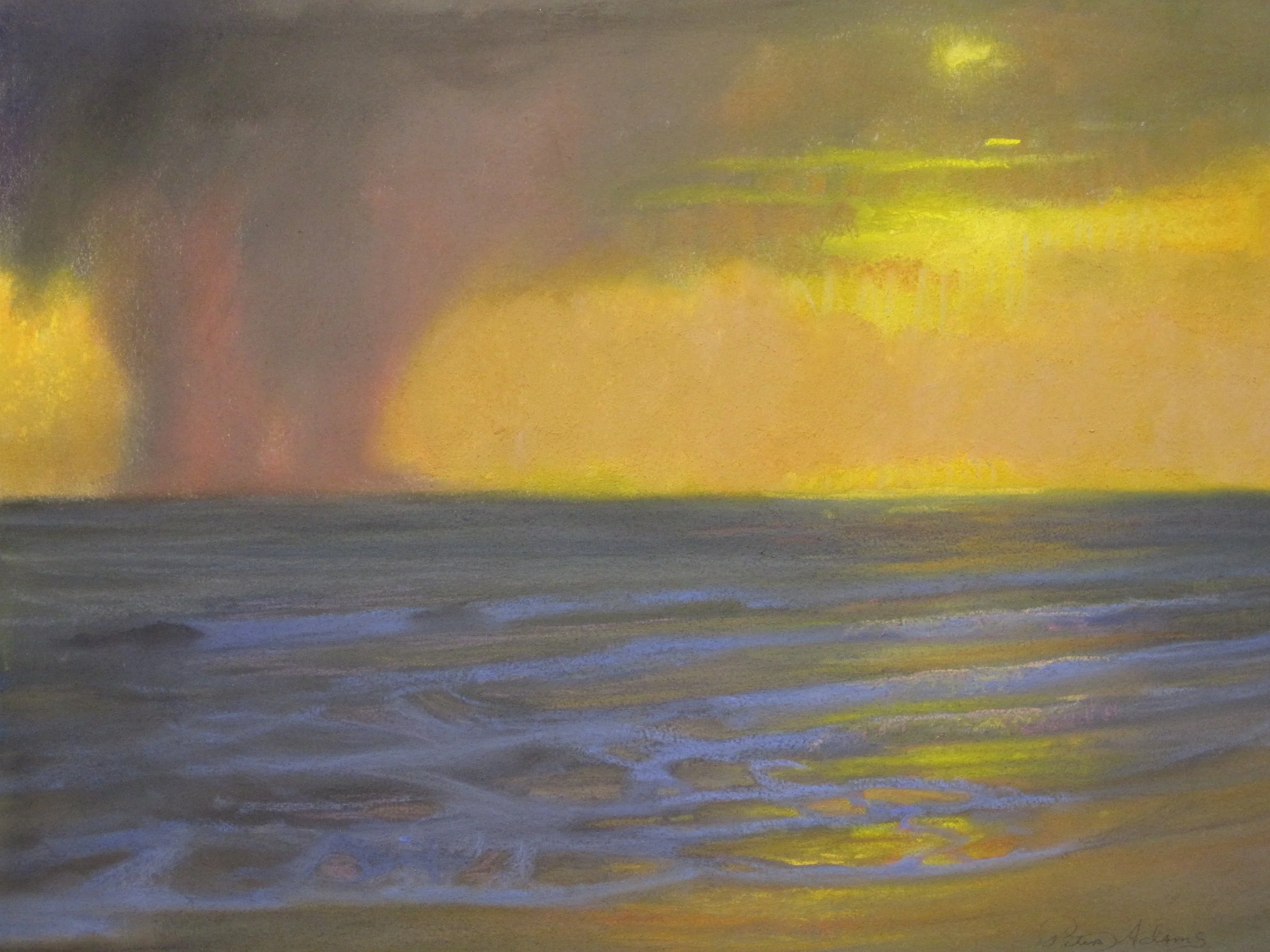 Coming Tempest; St. Malo Beach