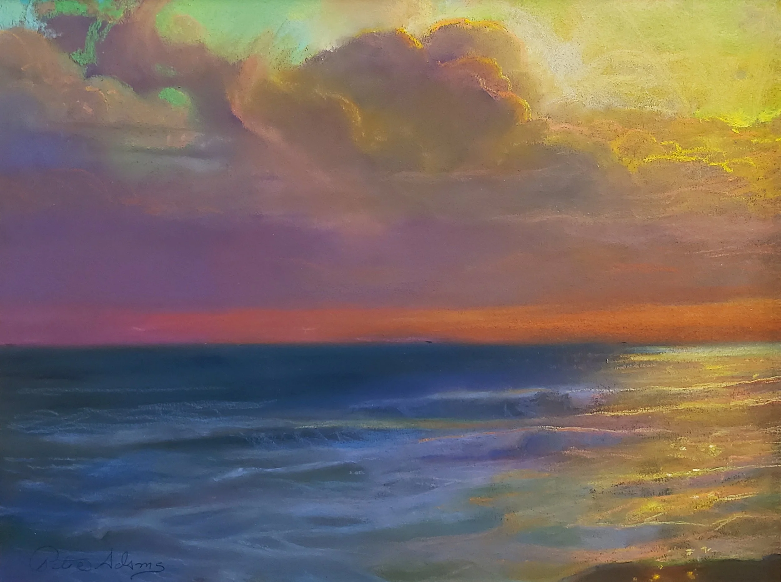 Reverie at Sunset; St. Malo, Oceanside