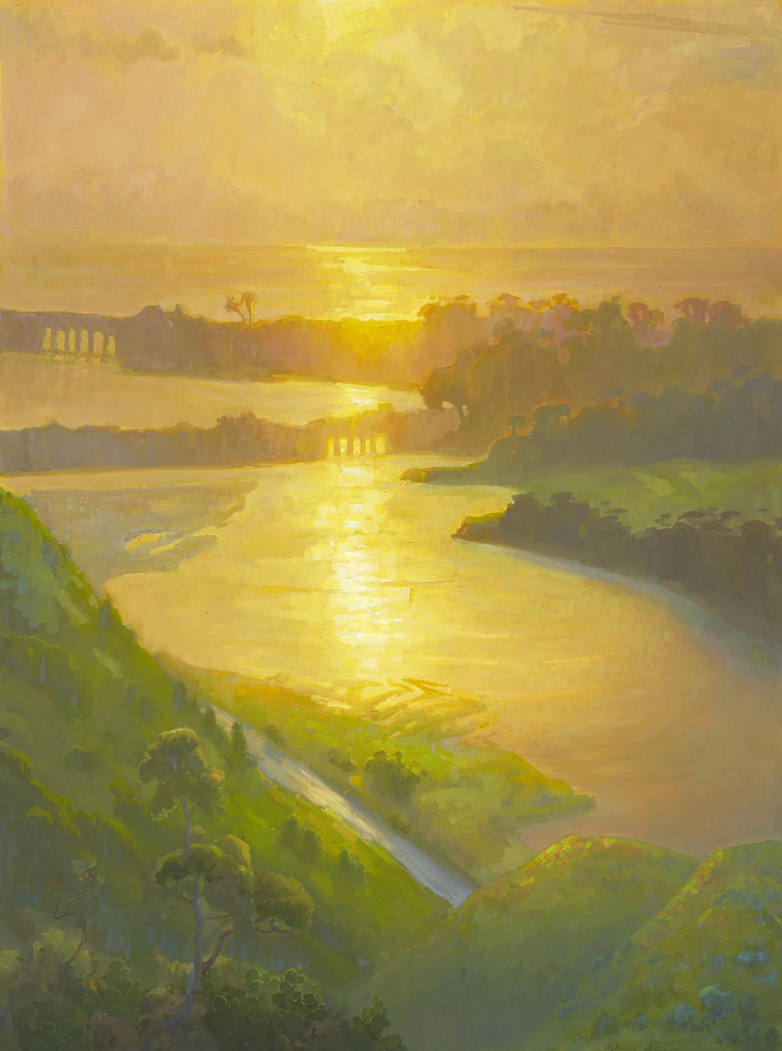 Peaceful Passage; Batiquitos Lagoon, Carlsbad, California