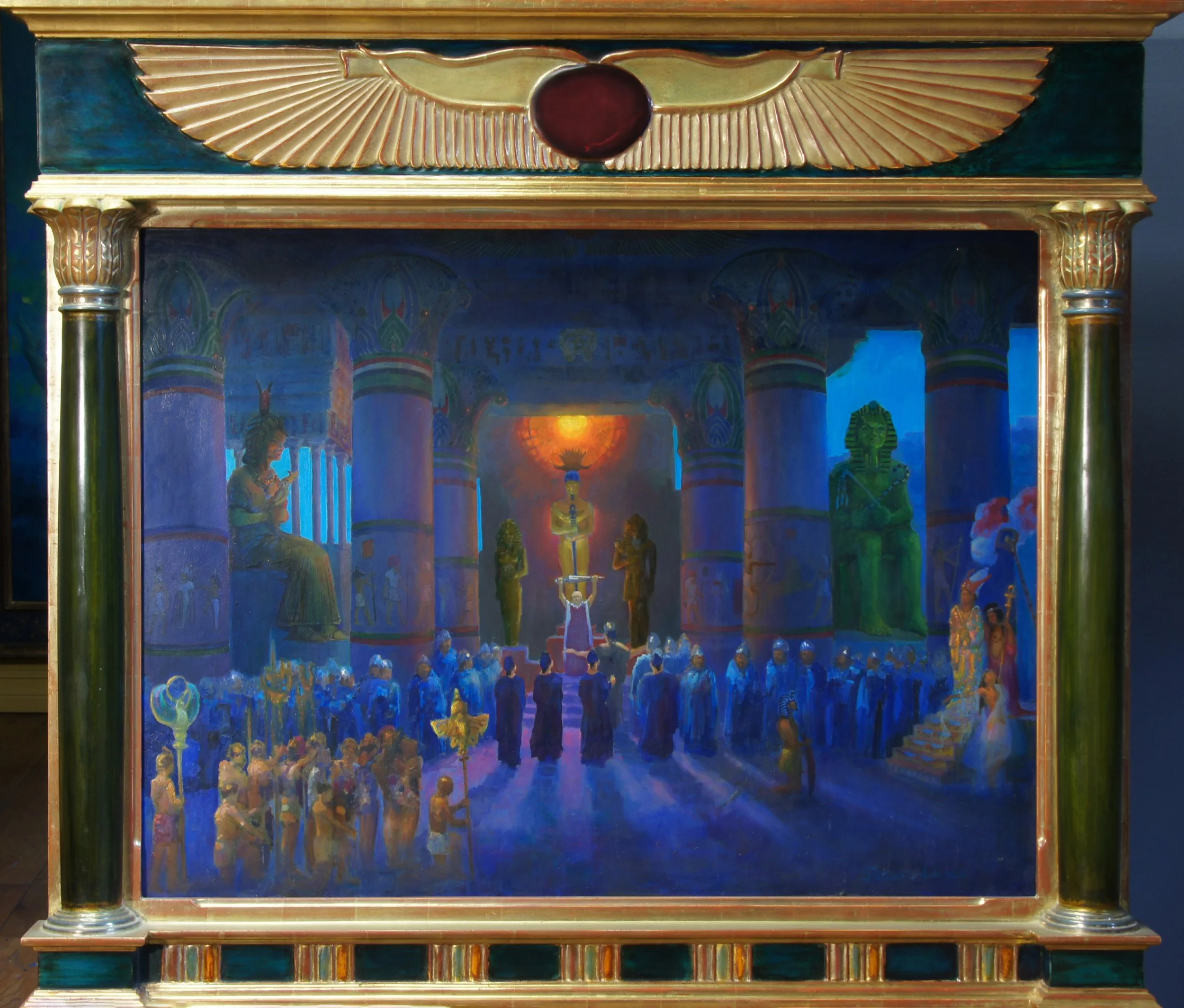 Sword of Ptah ; Promotion of Radames from Verdi's 'Aida,' Act I, Scene II (framed)