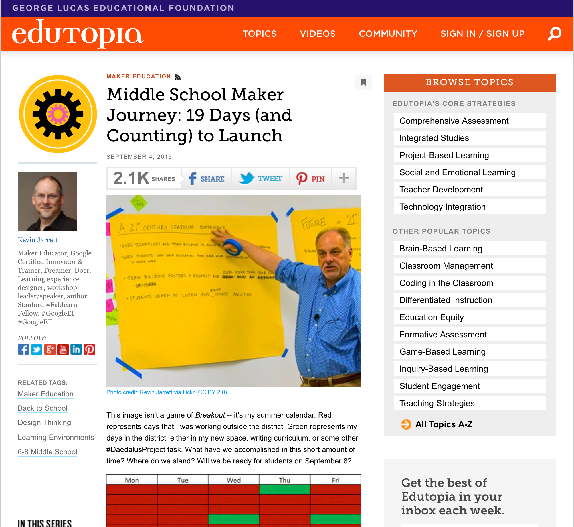 Northfield Township Maker Journey