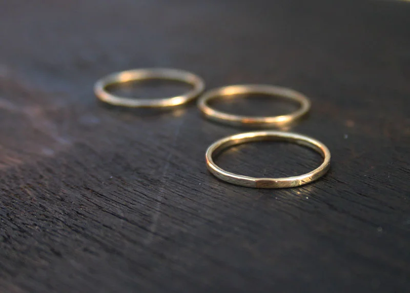 Thin Gold Wedding Band