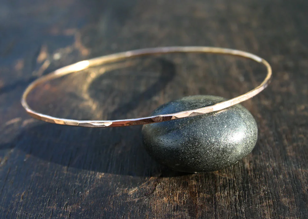 14k Rose Gold Bangle