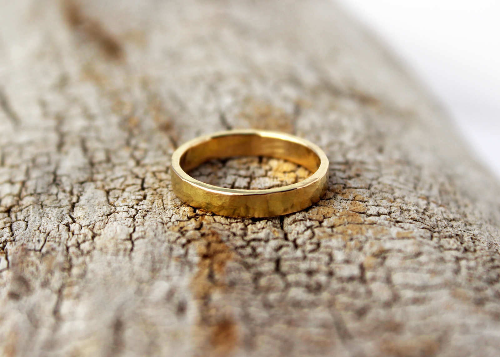 18k Gold Band Ring 3mm