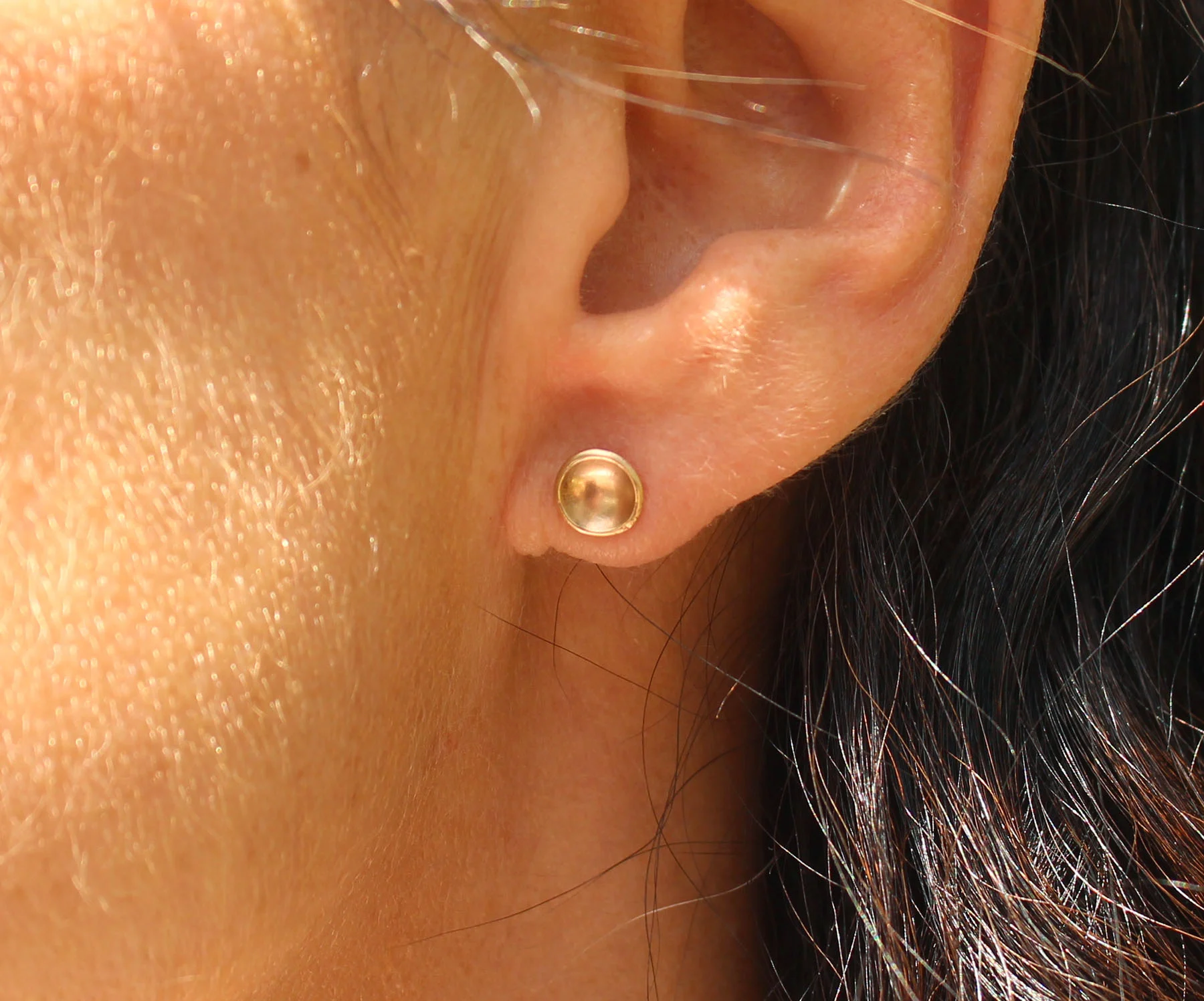 Small Gold Stud Earrings