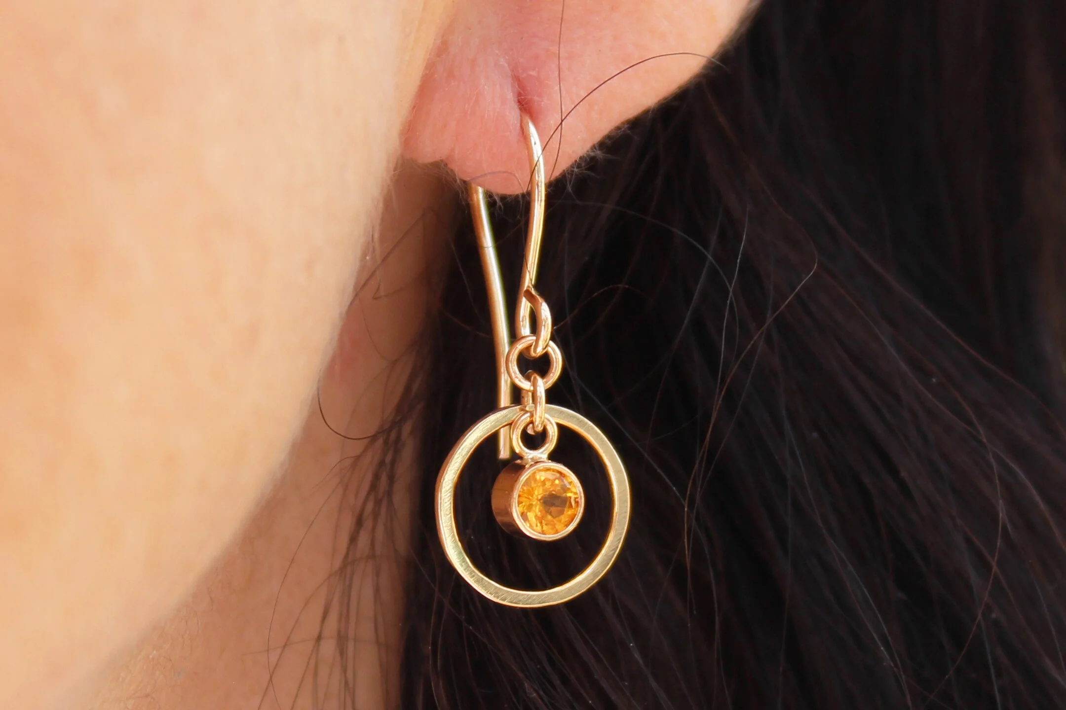 Spessartite Garnet Earrings