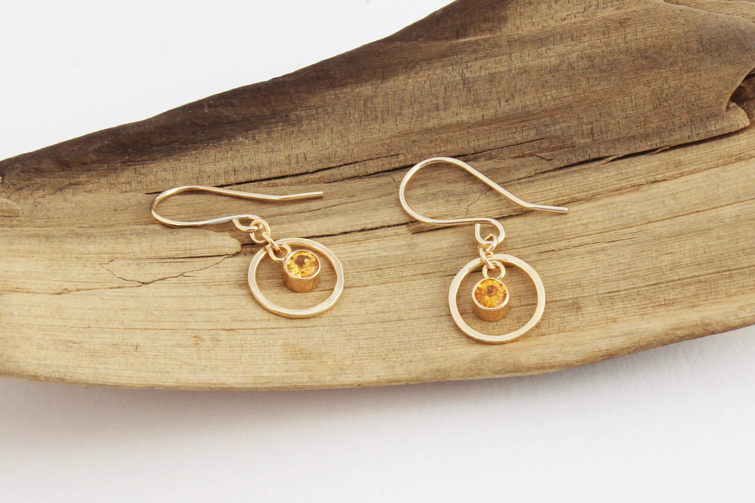 14k Gold Spessartite Garnet (Copy)