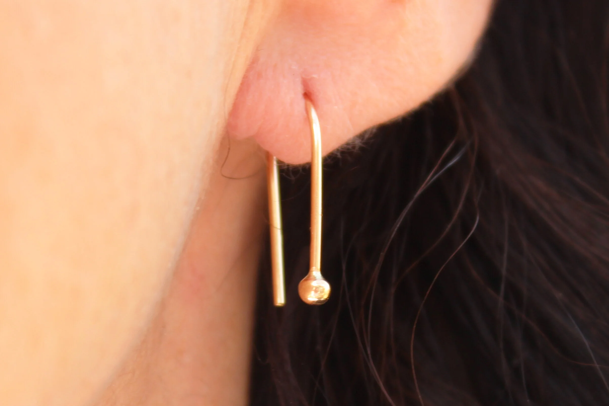 gold everyday earrings (Copy)