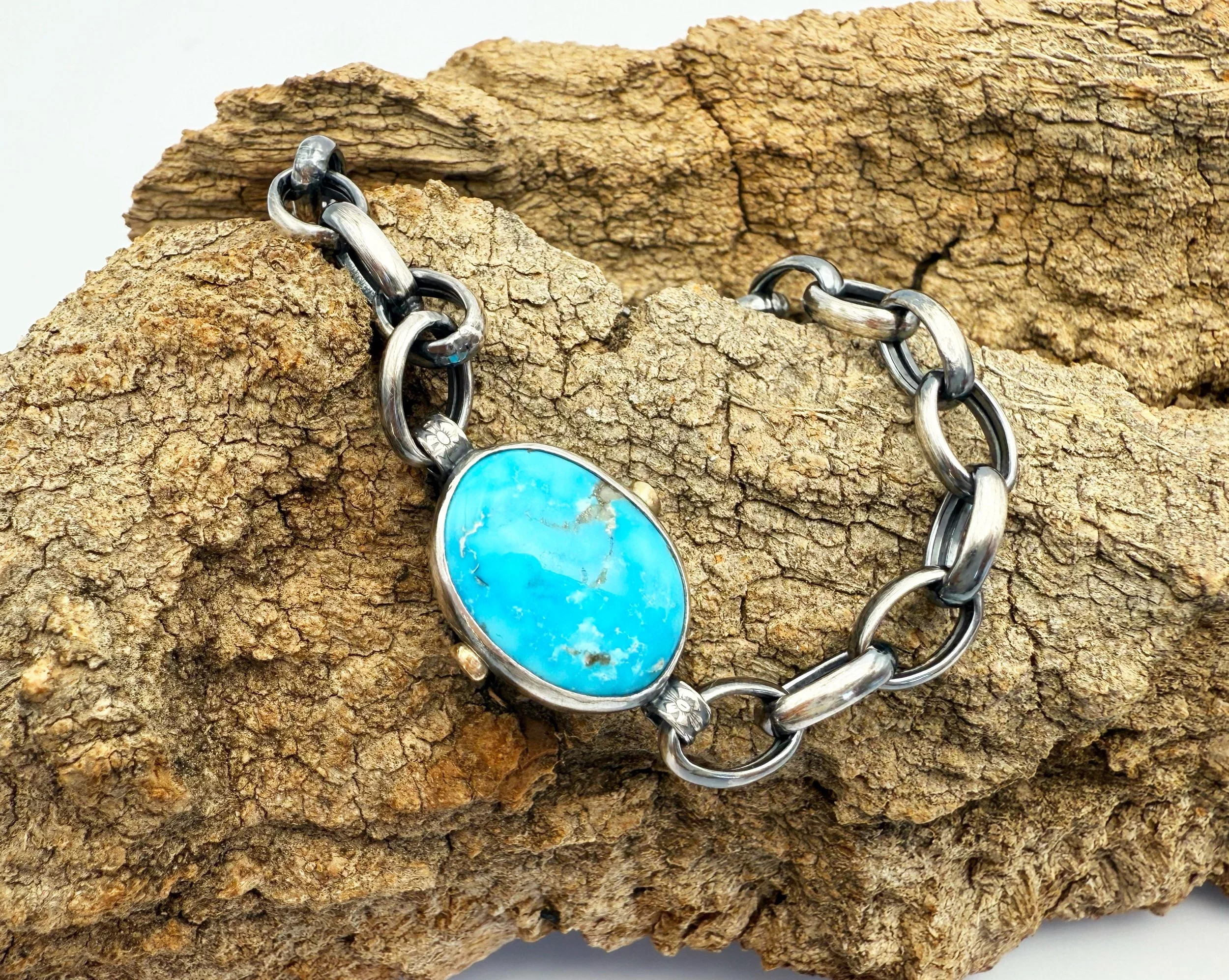 Turquoise link bracelet4.jpeg