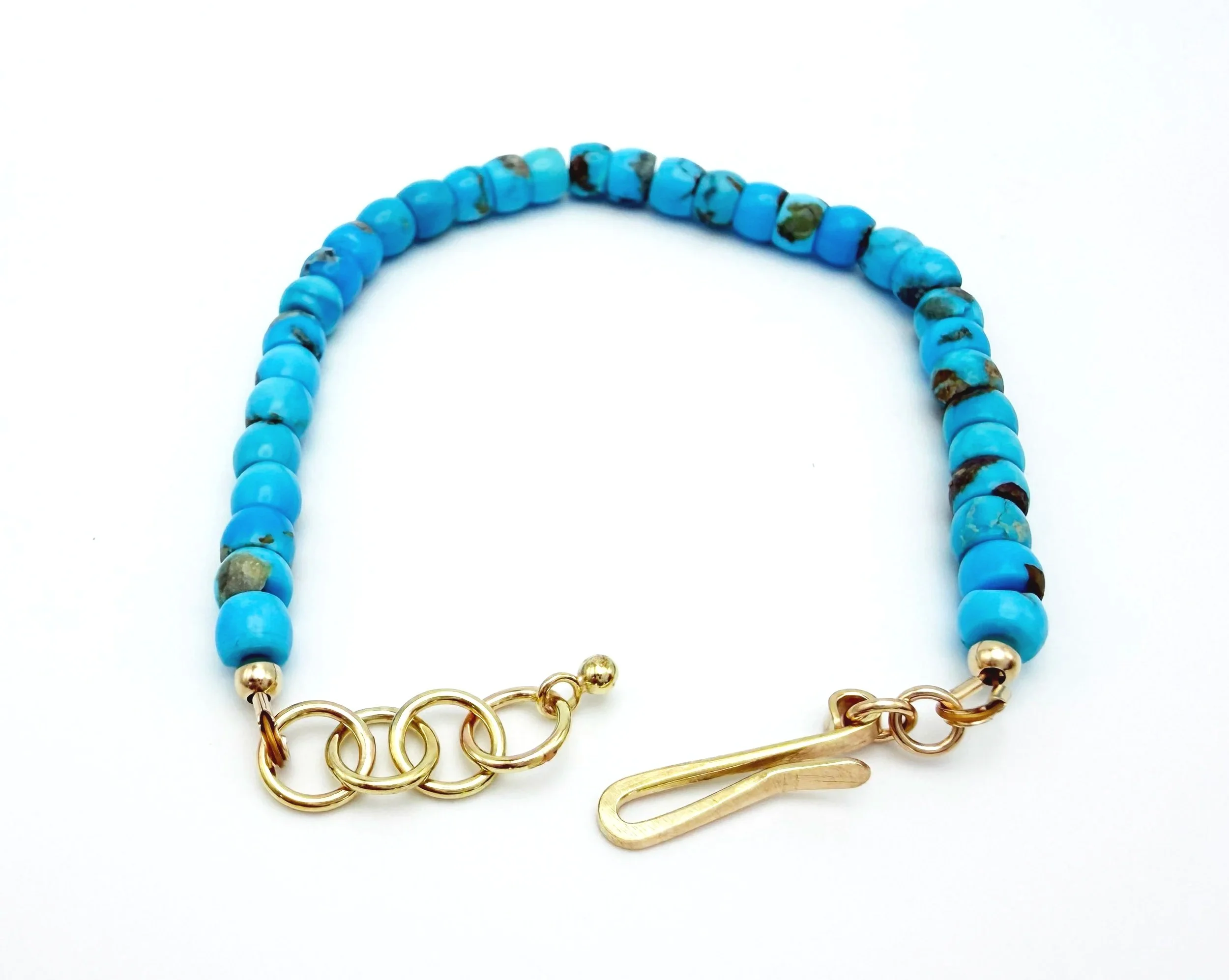 14k gold sleeping beauty bracelet 14k