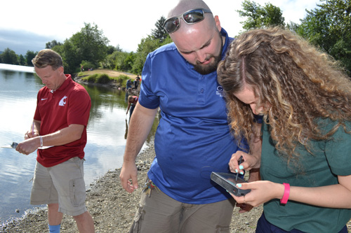 Agriculture teachers practice natural resources and ecology skills at the Washington CASE Institute.
