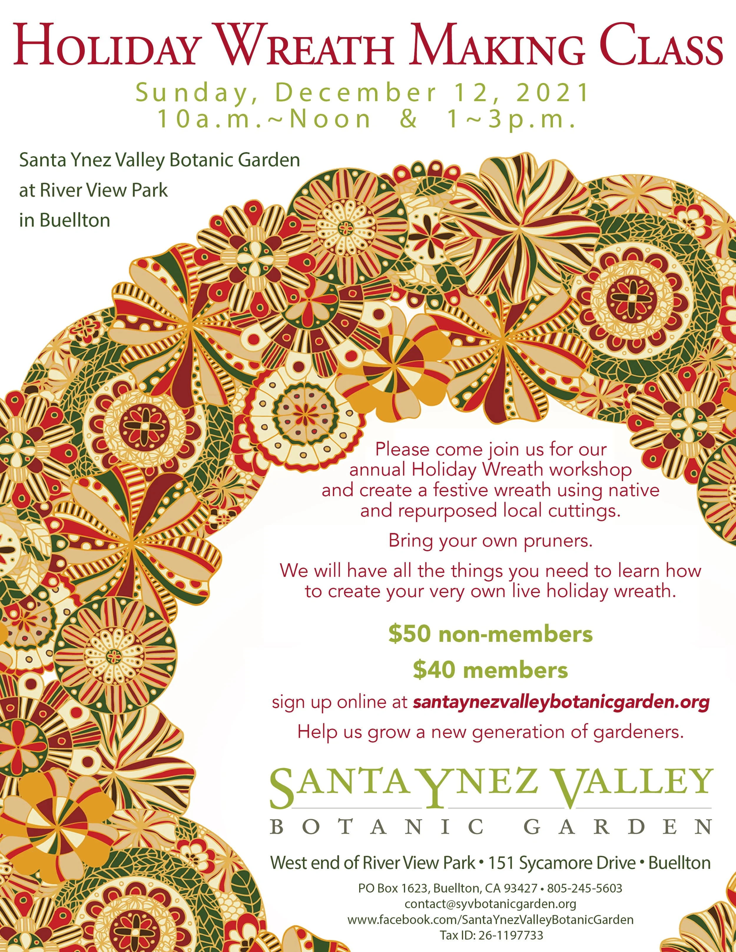 Holiday Wreath Making Workshop