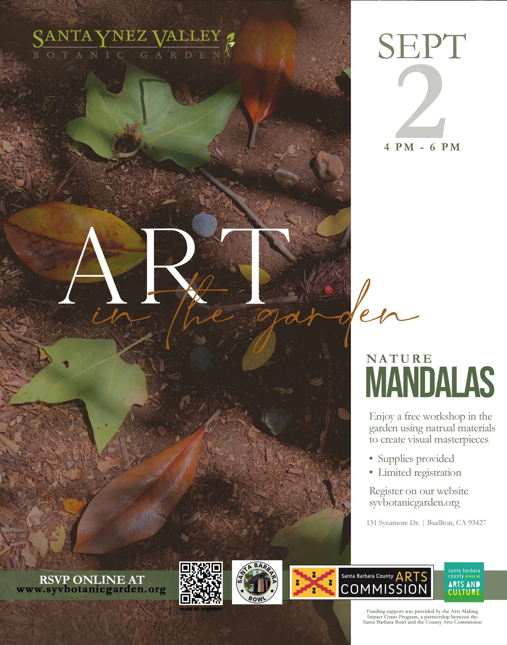 Art in the Garden - Nature Mandalas