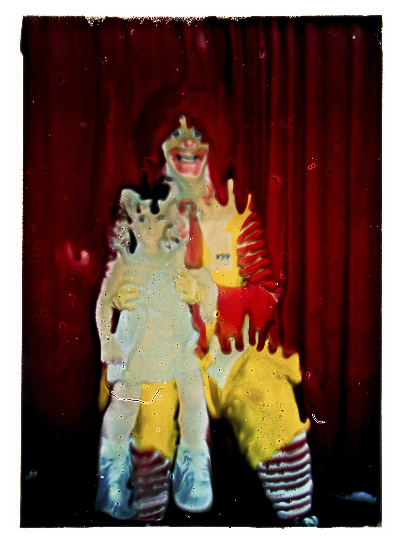 POSING WITH RONALD 