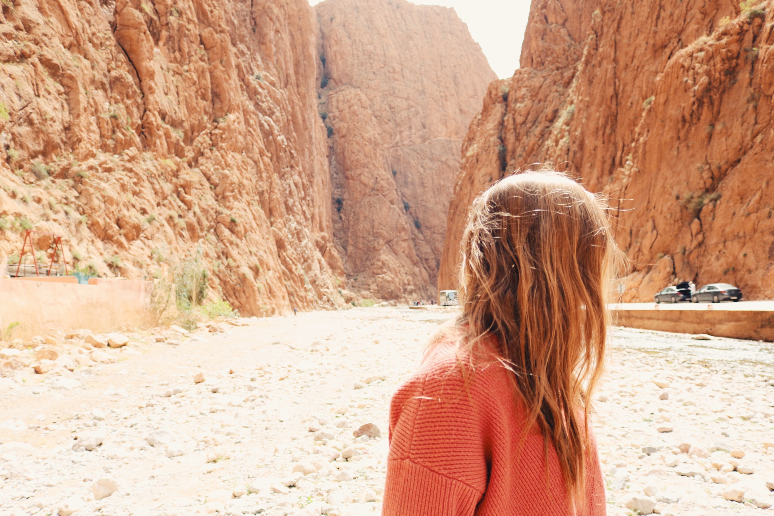 welcome to Morocco, where your hair is tangly the moment you cross the border into Africa!