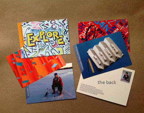 Set of Six Promotional Post Cards: Direct Mail