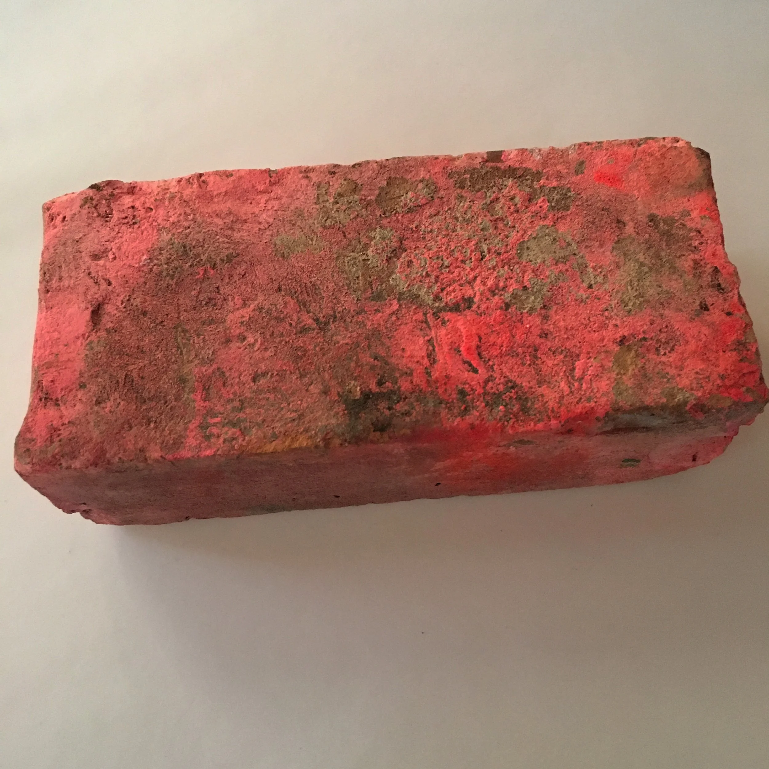 Pink Protest Brick (for meditation)