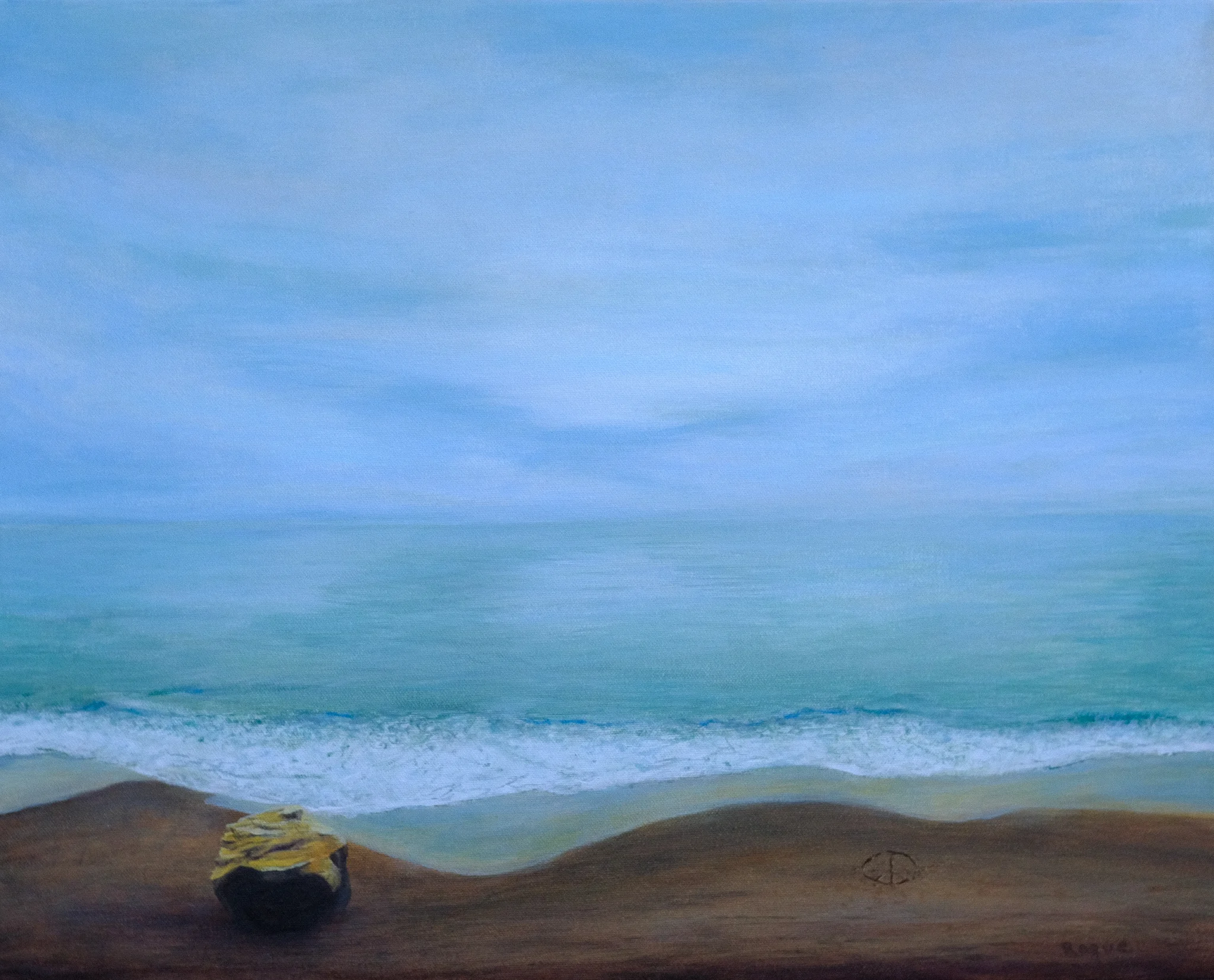 Acrílico sobre tela, 60 x 50 cm No disponible