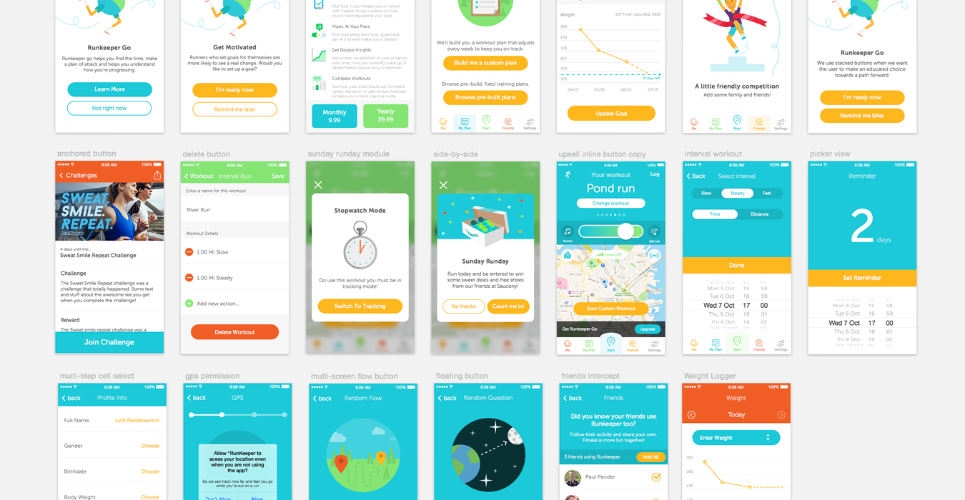 Runkeeper GUI