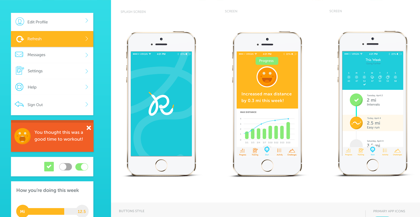 Runkeeper Final Moodboard 2